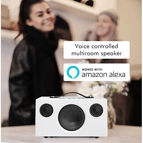 Audio Pro Addon C5A Multiroom Smart Speaker with Built In Amazon Alexa - White - Gadcet.com